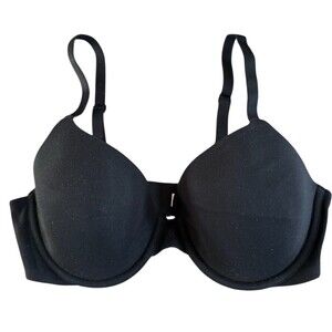 Victoria’s Secret Demi Bra Womens 36C Black Lightly Lined Underwire